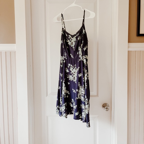 Old Navy Blue Floral Mini Dress - Picture 6 of 6